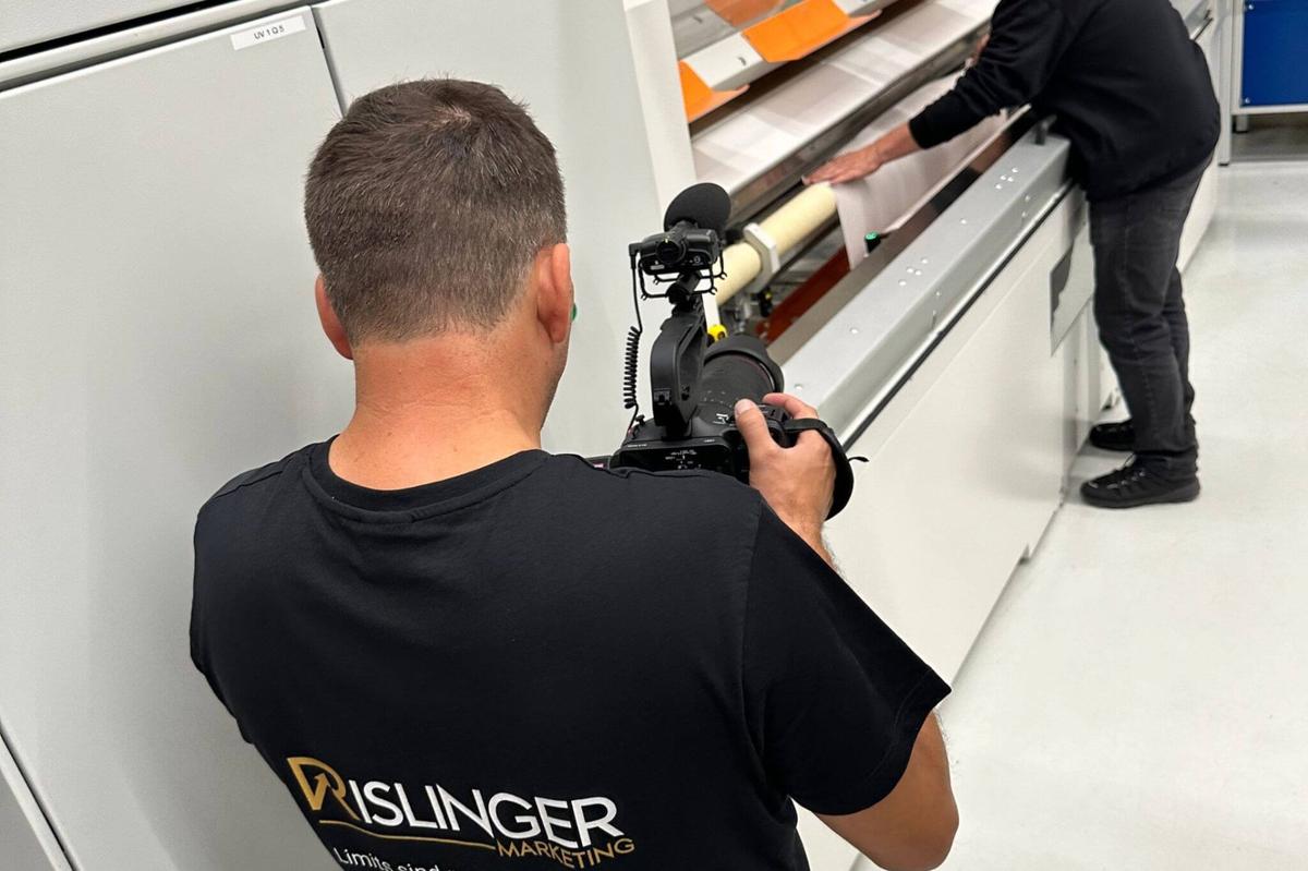 Rislinger am Set