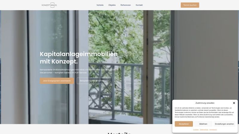 Professionelles Webdesign für ein mittelständisches Unternehmen — Beispiel einer modernen Unternehmenswebsite